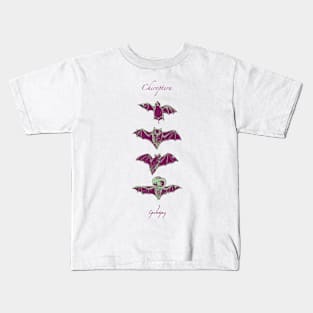 Bat Attack Purple Kids T-Shirt